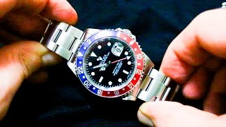 Changing Straps on a Rolex GMT Master 2 [upl. by Grube605]