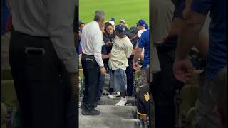 ANKLE SOCK VIOLATION AT DODGER STADIUM [upl. by Nottage]