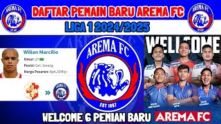 RESMI 🔥 DAFTAR PEMAIN BARU AREMA FC MUSIM 202425  KABAR AREMA  BERITA AREMA  AREMA  BRI LIGA1 [upl. by Zebe]