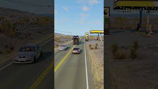 Realistic Highway Car Crashes 16 [upl. by Arres]