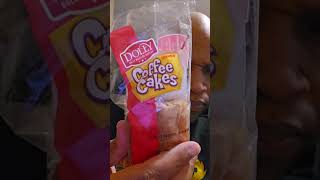 Eating coffecake snacks shorts foodie foodreview mukbang dessert delicious cinnamon [upl. by Arvell]