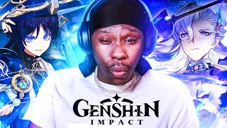 First Time REACTION to All GENSHIN IMPACT Version Trailers  3242 [upl. by Vic395]