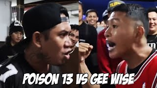 POISON 13 VS GEE WISE  Reaction Video  Tito Shernan FREEZE FROZE FROZEN [upl. by Piks]