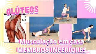 TREINO para GLÚTEOS e POSTERIORES DE COXAHipertrofiaMusculação em casa [upl. by Eenaj519]