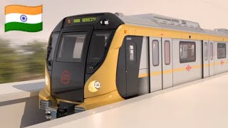 ALSTOM Metropolis for Delhi Metro Phase 4  Train Design [upl. by Adnavoj]