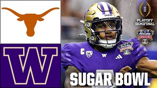 Sugar Bowl Texas Longhorns vs Washington Huskies  Full Game Highlights [upl. by Jalbert720]