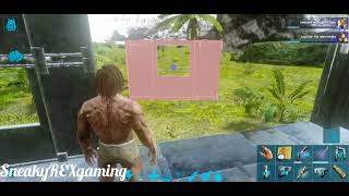 How to make a taming pen for bigger dinos step by step guide ARK MOBILE latest mod ark arkmobile [upl. by Malchy16]