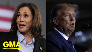 Harris holds rally in Pennsylvania as Trump doubles down on claims about immigrants [upl. by Bigler]