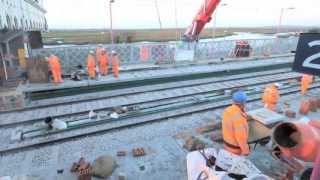 Benfleet Railway Station  Rail over road bridge replacement [upl. by Norahs478]