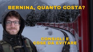 Il trenino rosso del Bernina in inverno  costi e suggerimenti di itinerario [upl. by Hgielrebma8]