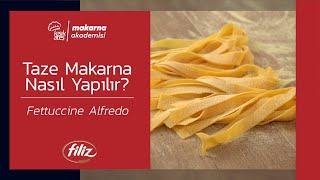 Taze Makarna Nasıl Yapılır Fettuccine Alfredo Tarifi [upl. by O'Mahony]