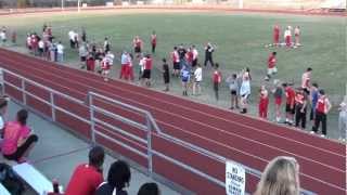 2013 Shawnee Heights High School Early Bird Relays4x400 [upl. by Leahcir]