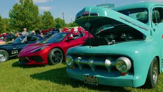 Two minutes of sick cars at essenhaus cruise in July 2024 [upl. by Kress]