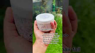 EZTHARA Hair Miracle Cream review🌿ezthara haircaregoviral foryousubscribe 😱👍🏻 [upl. by Veejar548]