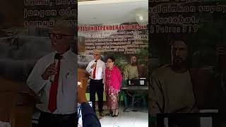 Pak pendeta Tambunan dan ibu Tambunan dari jakarta kunjungan di gereja GBII asong palah10112024 [upl. by Ahsilram]