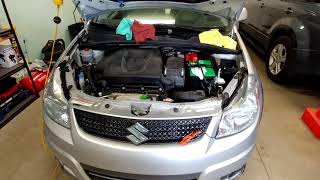 2011 Suzuki SX4 GeneratorAlternator Replacement [upl. by Krenek221]