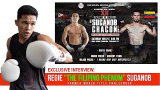 EXCLUSIVE INTERVIEW  Regie Suganob Interview for upcoming WBO Global Jr Flyweight Championship [upl. by Ellerihs12]