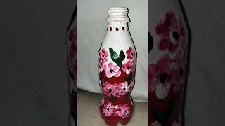 plastic bottle painting Easy plastic bottle paintingshortvideobottlearttrendingpopulardiy [upl. by Nnitsuj]