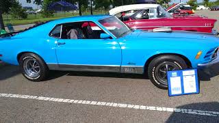 1970 GRABBER BLUE FORD MUSTANG MACH 1 [upl. by Sculley]