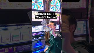 HIGH LIMIT Wheel Of Fortune for 20 Spins Can We SPIN a WIN slots gambling lasvegas [upl. by Durant756]