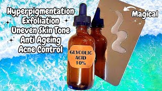 10 GLYCOLIC ACID Serum Recipe For Milia Removal amp Texture Smoothing High Potency Solution [upl. by Stesha]