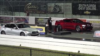 2016 Camaro SS vs Infiniti Q50 [upl. by Isteb397]