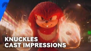 Knuckles  Cast Impressions  Paramount [upl. by Jarek668]