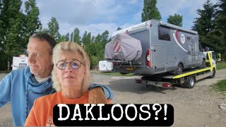 WK77🇪🇦  DAKLOOS door MOTORPECH  WONEN IN ONZE CAMPER [upl. by Edmee653]