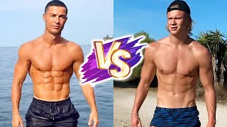 Cristiano Ronaldo VS Erling Haaland Natural Transformation 🌟 2024  From 0 To Now [upl. by Oremar119]