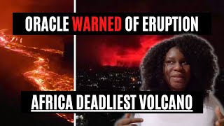 ORACLE WARNED BEFORE AFRICA VOLCANO MOUNT NYIRAGONGO SURPRISE ERUPTION IN CONGO [upl. by Aissenav656]