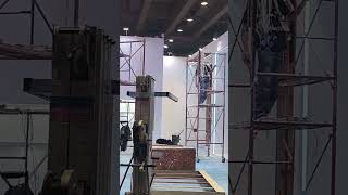 CIFF guangzhou expo stand construction 2 [upl. by Rodenhouse]