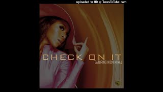 Beyoncé  Check On It 14 feat Nicki Minaj Revamped Demo [upl. by Latoyia426]