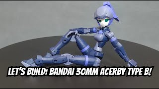 Lets Build Bandai 30 Minute Missions Acerby Type B [upl. by Arema]