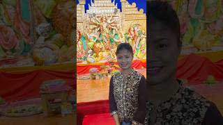 Emn dhuniya puja🥺😍 anisha minivlog durgapuja khiteikai funny viralvideo food [upl. by Enyt869]