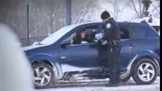 Traffic cop turns Santa Claus Officer surprises drivers with Christmas gifts [upl. by Thibault]