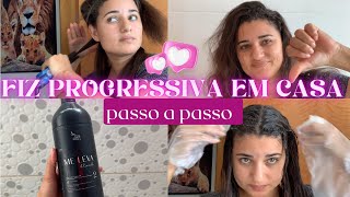 COMO FAZER PROGRESSIVA EM CASA MOSTREI PASSO A PASSO progressiva zap ME LEVA BLACK [upl. by Retsel]