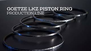 Goetze  LKZ piston rings production line [upl. by Yenial]