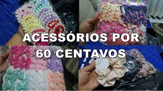 ACESSÓRIOS E BIJUTERIAS A PARTIR DE 060 CENTAVOS NA 25 DE MARÇO [upl. by Yung]