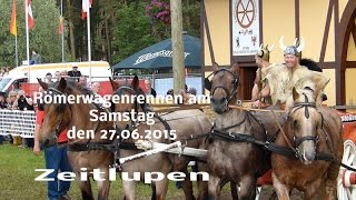 Titanen der Rennbahn 2015 Römerwagenrennen Zeitlupen [upl. by Okemak584]