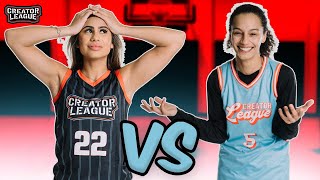 MARIAH LINNEY takes on ARIANA GONZALEZ 1v1  CREATOR LEAGUE [upl. by Eirehs]