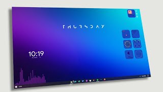 This is the BEST Windows 10 Customization with Rainmeter [upl. by Ennovahc124]