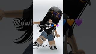 Rating people’s avatars❤️ roblox ratingrobloxavatars charlixcx 360 song music brat💚🍏 [upl. by Oflodur479]