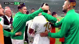 Bursaspor 3  Belediye Kütahyaspor 0 Maç Özeti Line TV [upl. by Nedrah]