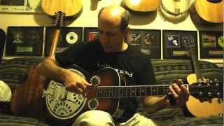 Slide Guitar Lesson  1 Open D with Resonator  Richard Gilewitz [upl. by Oirotciv]