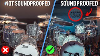 Is SOUND PROOFING Your Drum Room Worth It Sound Test [upl. by Yornoc]