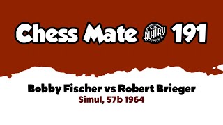 Bobby Fischer vs Robert Brieger • Simul  57b 1964 [upl. by Brenk]