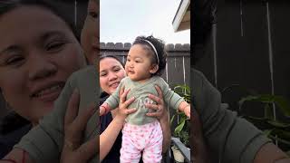 She made a funny face 🤪 pinayinus baby filipinobaby mexicana cutebaby everyone motherdaughter [upl. by Josie443]