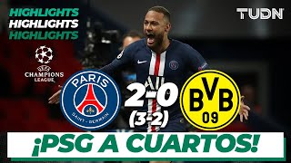 Highlights  PSG 2 3  2 0 Dortmund  UEFA Champions League  8vos Vuelta  TUDN [upl. by Gregrory749]