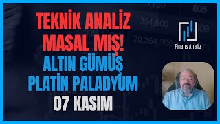 TEKNİK ANALİZ MASAL MIŞ  GÜMÜŞ PLATİN PALADYUM YORUMLARI  07 KASIM [upl. by Ihel]