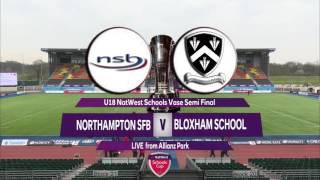 NatWest Schools Cup U18 Vase Semi Final Northampton v Bloxham 1 [upl. by Ahsiaa]